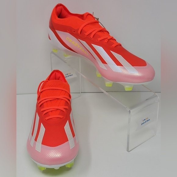Adidas X Crazyfast.1 FG Soccer Cleats Energy Citrus Pack IG0593 Men's Size 5 New - Picture 6 of 12